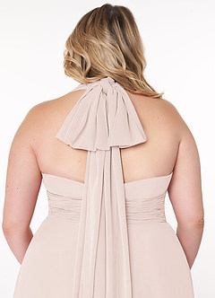 Azazie Fifi Abiti da Damigella Abito Convertibile A-Line in Chiffon Senza Cinturino Petalo Di Rosa image14