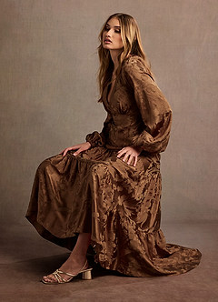 Melissa Coco Long Sleeve Maxi Dress image5