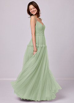 Barbie ♥ Azazie Final Sale Blue Jay A-Line Tulle Dress image2