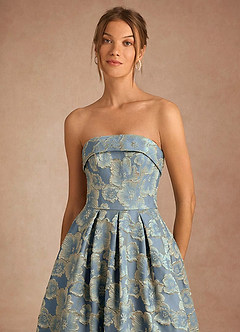 Florentine 블루 호수 맥시 드레스 image5