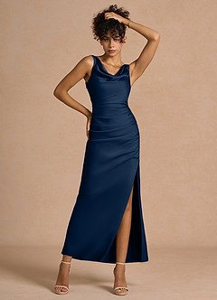 Maxi jurk Elise Marine image4