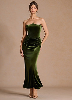 Quindra Oliva Vestido largo image4