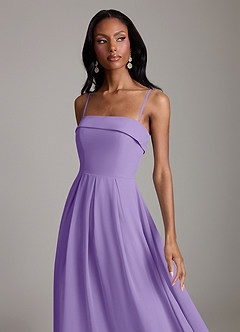 Azazie Lucienne Bridesmaid Dresses Tahiti A-Line Strapless Chiffon Convertible Dress image3