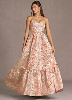 Vestido Rosado Largo Ylina image4