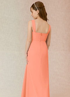 Azazie Denice Junior Sunset A-Line Chiffon Dress image7