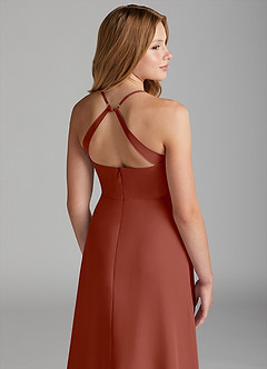 Azazie Davis Junior Auburn A-Line Chiffon Dress image2