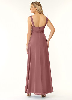 Azazie Alva Final Sale Lilac A-Line Pleated Chiffon Dress image2
