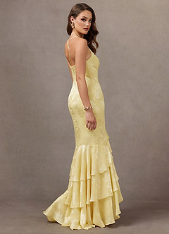 Madison Soft Yellow Maxi Dress image2