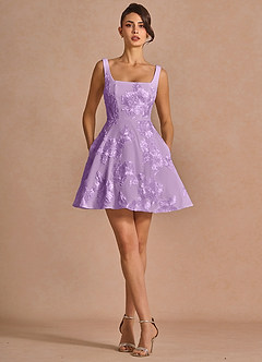 Brynn Frosted Lilac Mini Dress image7