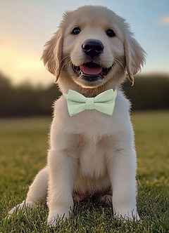 front Dog Bow Tie Collar