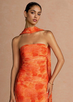 vestido Maxi Gradiente Laranja Eloria image6