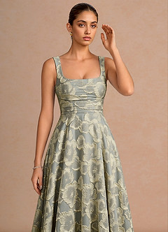 Azaria Blue Midi Dress image5