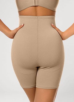 front Ultradünne, luftige Shapewear-Shorts mit Figurformung