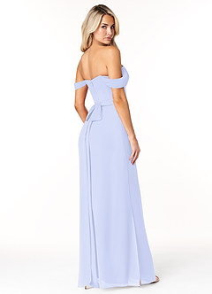 Azazie Joretta Bridesmaid Dresses Lavender A-Line Sweetheart Neckline Chiffon Convertible Dress image5