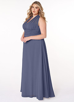 Azazie Fifi Bridesmaid Dresses Stormy A-Line Strapless Chiffon Convertible Dress image15