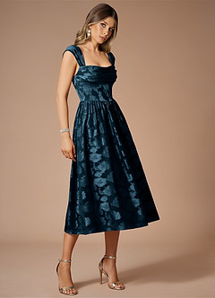 Robe Mi-Longue Marine Dana image6