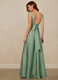 Christian Siriano Bridal for Azazie 1001 Bridesmaid Dresses Matcha A-Line Sweetheart Neckline Stretch Satin Dress image5