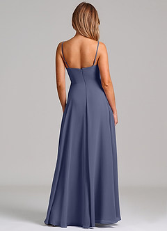 Azazie Elle Bridesmaid Dresses Stormy A-Line Pleated Chiffon Dress image7