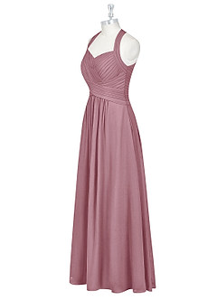Azazie Claudia Bridesmaid Dresses Vintage Mauve A-Line Sweetheart Neckline Chiffon Dress image9