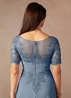 Azazie Raissa Mother of the Bride Dresses Twilight A-Line Lace Chiffon Dress image8