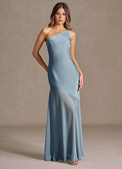 Abito Lungo Azzurro Polvere Fatima image7