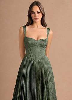 Isonelle Sage Blue Midi Dress image5