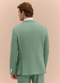 front James Matcha Structured Stretch Suit Jacket