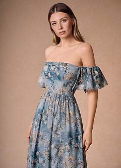 Maxi jurk Ivy Poederblauw image5