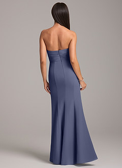 Azazie Yola Bridesmaid Dresses Stormy Mermaid Strapless Chiffon Convertible Dress image6