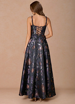 Kleid Kourtney Schwarzviolett image2