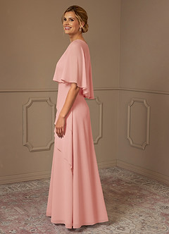 Azazie Bowie Mother of the Bride Dresses Rosette A-Line Chiffon Dress image4