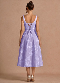 Brynn Pale Purple Midi Dress image2