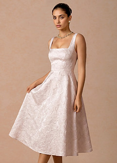Effie Baby Pink Midi Dress image6