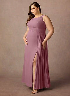Azazie Galvan Mother of the Bride Dresses Vintage Mauve A-Line Sequins Chiffon Dress image9