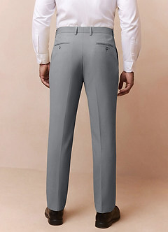 front Owen Grey Lightweight Tailored Dress Pants