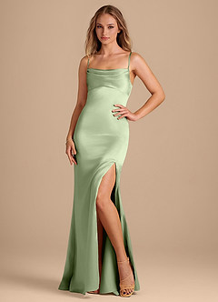 Azazie Camila Final Sale Black Sheath Sweetheart Neckline Metallic Satin Dress image3