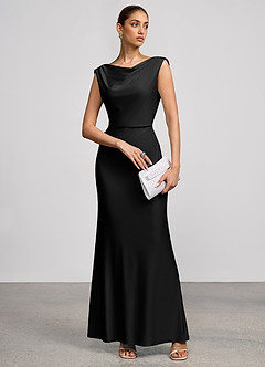 Althea Black Maxi Dress image3