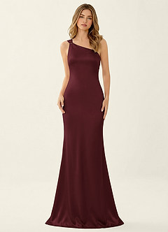 Persephone Wein Satin-Abendkleid image5