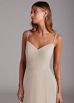 Azazie Marley Bridesmaid Dresses Frost A-Line Off the Shoulder Chiffon Convertible Dress image2