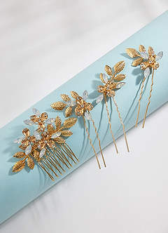 front Cristeta Hair Pin Set