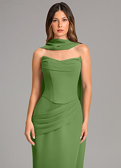 Azazie Sorrel Suknie dla druhen Syrena Gorset Szyfon Do ziemi Sukienka image6