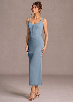 Galiana  Powder Blue Maxi Dress image3