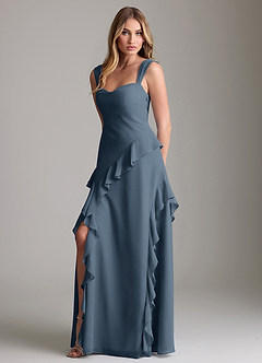 Azazie Sloane Bridesmaid Dresses Neptune A-Line Sweetheart Neckline Chiffon Dress image1