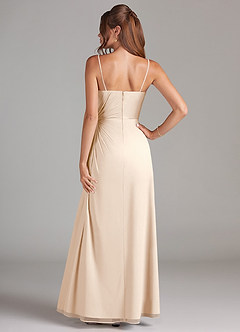 Azazie Aliani Bridesmaid Dresses White Alabaster Sheath Strapless Chiffon Convertible Dress image3