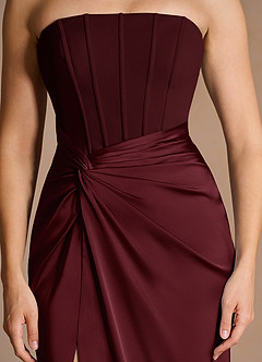 Selene Wine Maxi Dress image7