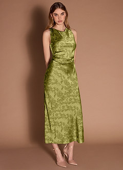 Gelina Moss Navy Maxi Dress image5