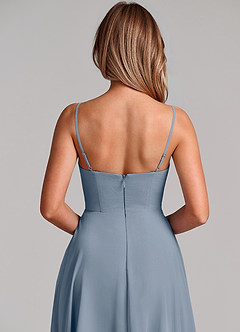 Azazie Elle Bridesmaid Dresses Twilight A-Line Pleated Chiffon Dress image2