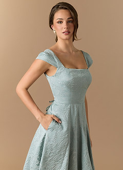 Emeline Antique Teal Midi Dress image6