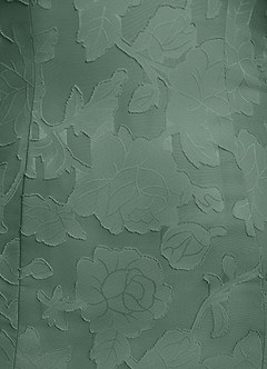 Azazie Flossie Mère de la mariée Robes Robe Trapèze en Mousseline de soie Plissée Eucalyptus image8