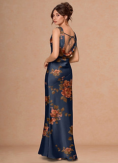 Florivel Navy Vintage Maxi Dress image6